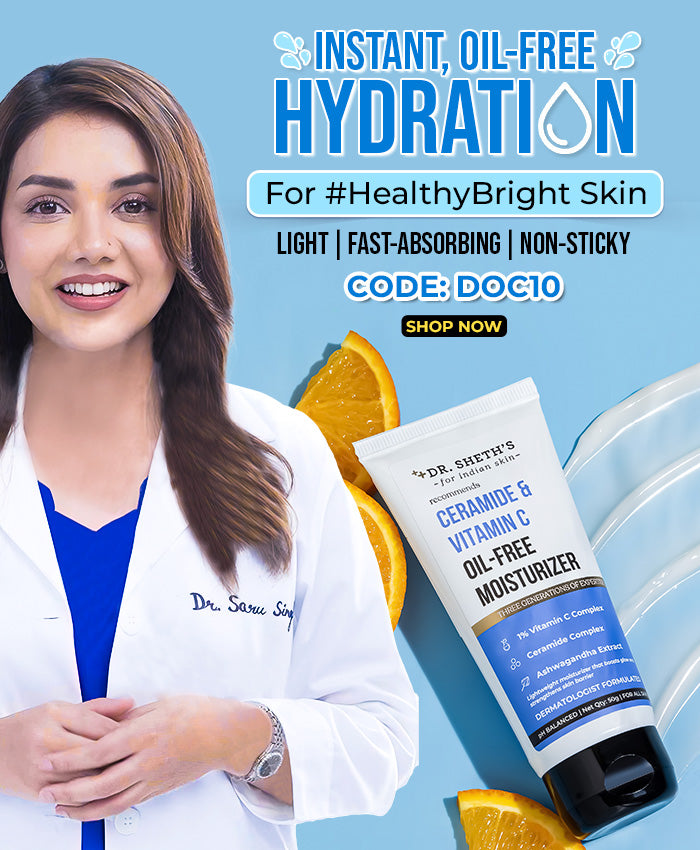 Ceramide & Vitamin C Face Wash - 100g - Dr Sheth's